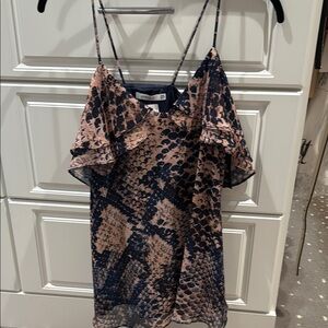 Stylish Snake Print Dress